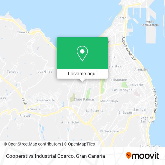 Mapa Cooperativa Industrial Coarco