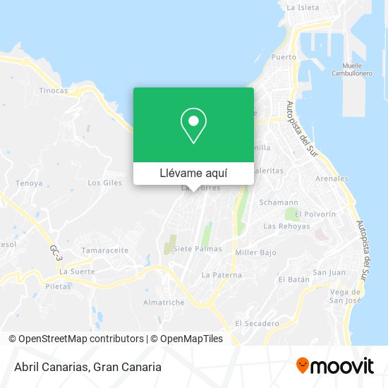 Mapa Abril Canarias