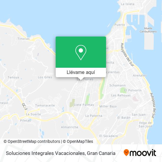 Mapa Soluciones Integrales Vacacionales