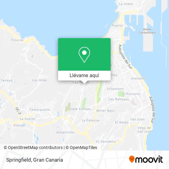 Mapa Springfield