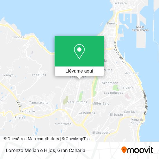 Mapa Lorenzo Melian e Hijos