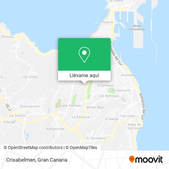 Mapa Crisabelmen