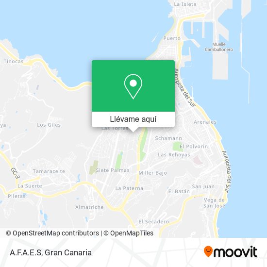 Mapa A.F.A.E.S