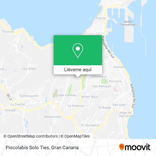 Mapa Piscolabis Solo Ties