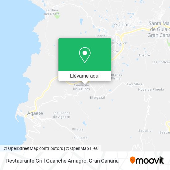 Mapa Restaurante Grill Guanche Amagro