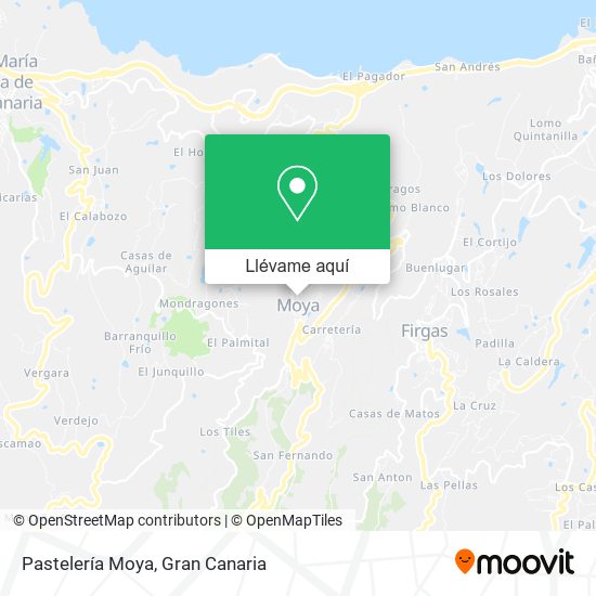 Mapa Pastelería Moya