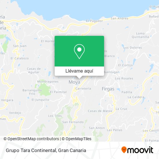 Mapa Grupo Tara Continental