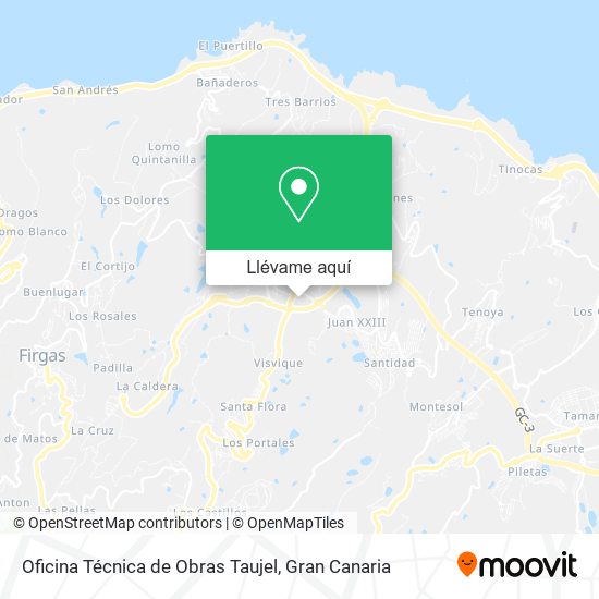 Mapa Oficina Técnica de Obras Taujel