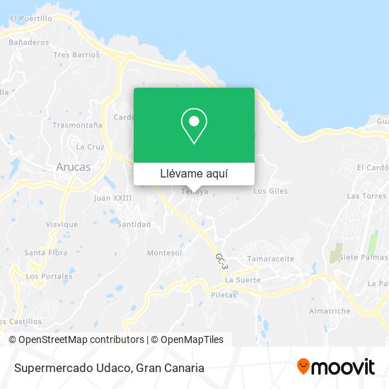 Mapa Supermercado Udaco