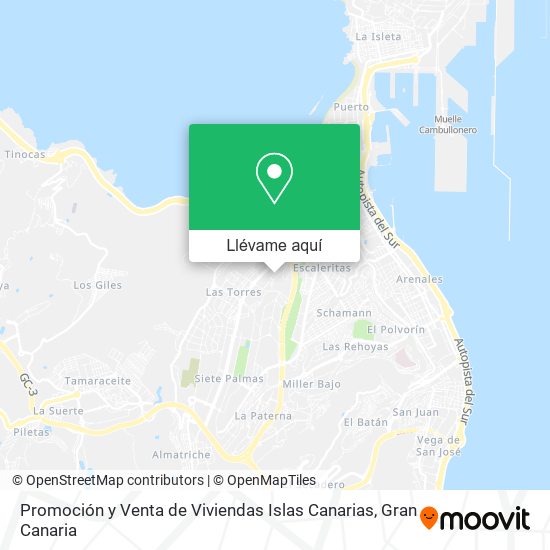 Mapa Promoción y Venta de Viviendas Islas Canarias