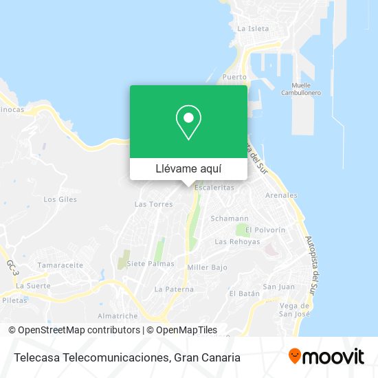 Mapa Telecasa Telecomunicaciones