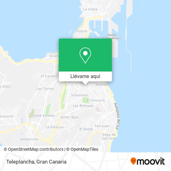 Mapa Teleplancha