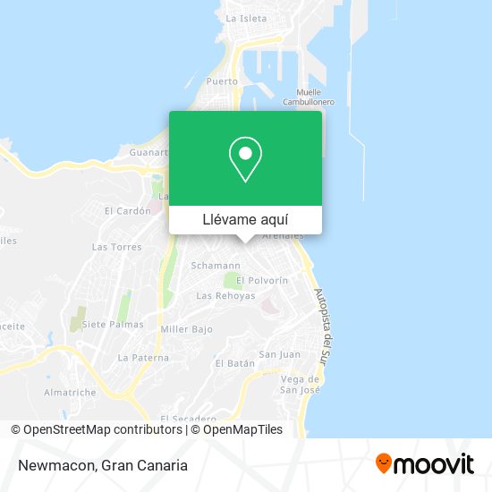 Mapa Newmacon
