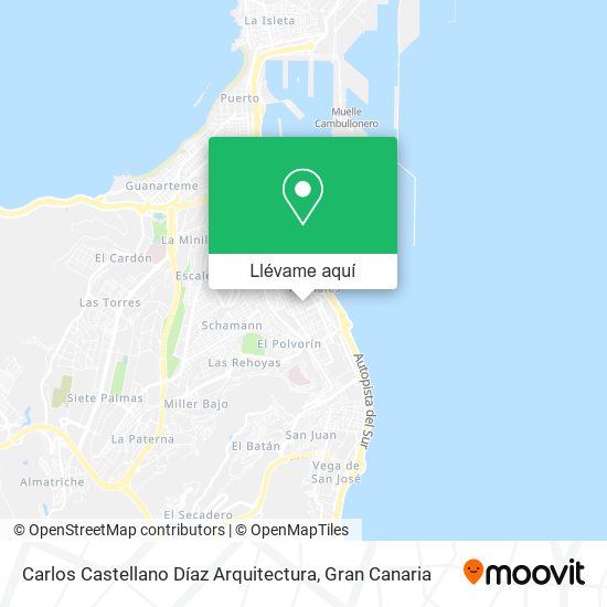 Mapa Carlos Castellano Díaz Arquitectura