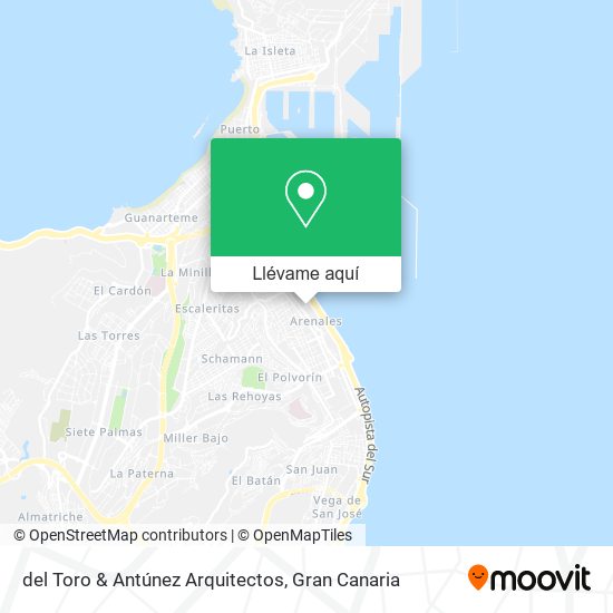 Mapa del Toro & Antúnez Arquitectos
