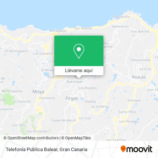 Mapa Telefonía Publica Balear