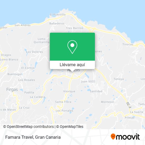 Mapa Famara Travel