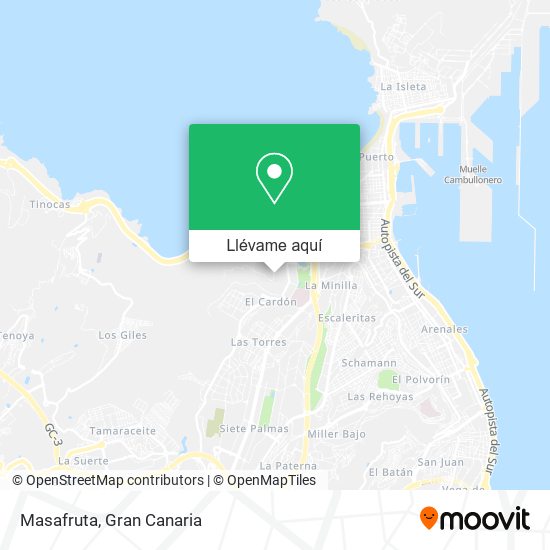 Mapa Masafruta