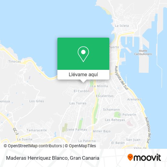 Mapa Maderas Henríquez Blanco