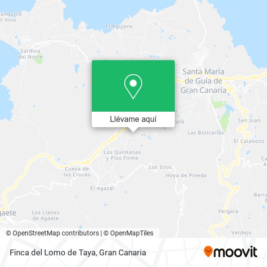Mapa Finca del Lomo de Taya