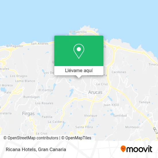 Mapa Ricana Hotels