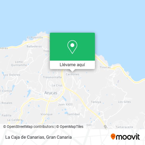 Mapa La Caja de Canarias