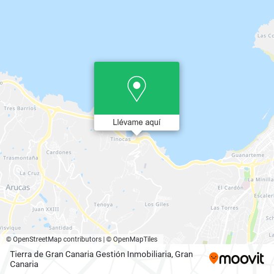 Mapa Tierra de Gran Canaria Gestión Inmobiliaria