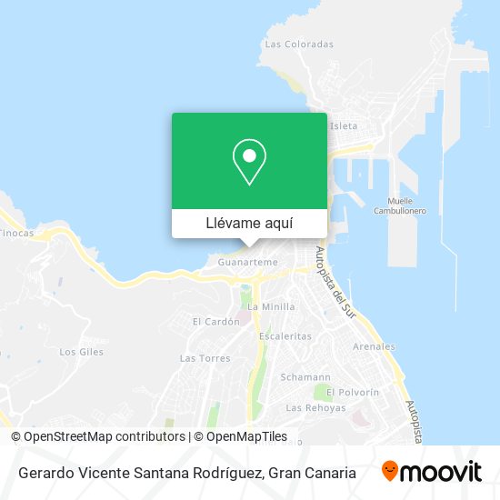 Mapa Gerardo Vicente Santana Rodríguez