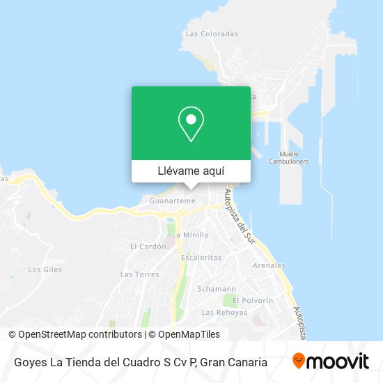 Mapa Goyes La Tienda del Cuadro S Cv P