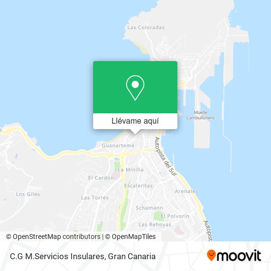 Mapa C.G M.Servicios Insulares