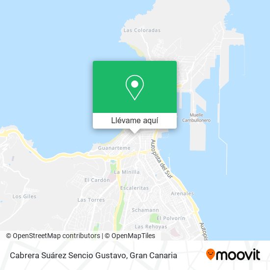 Mapa Cabrera Suárez Sencio Gustavo