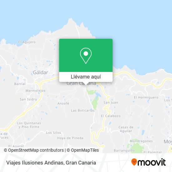 Mapa Viajes Ilusiones Andinas