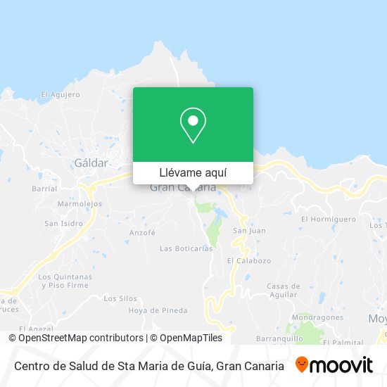 Mapa Centro de Salud de Sta Maria de Guía