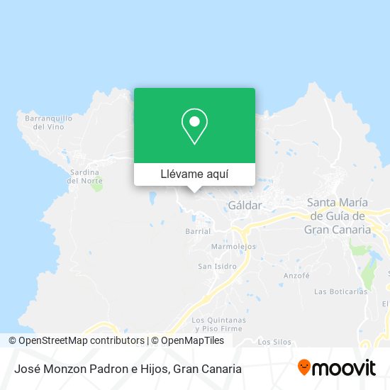 Mapa José Monzon Padron e Hijos