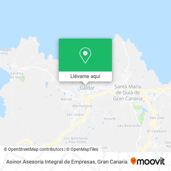 Mapa Asinor Asesoría Integral de Empresas