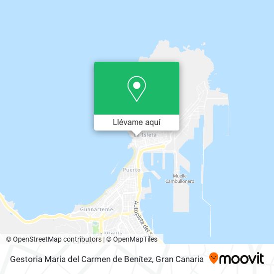 Mapa Gestoria Maria del Carmen de Benítez