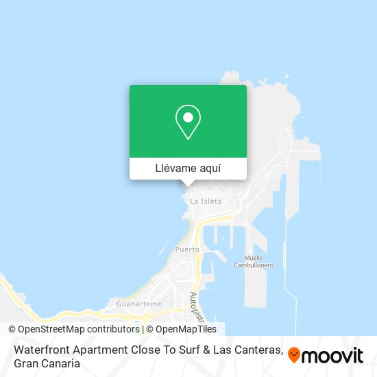 Mapa Waterfront Apartment Close To Surf & Las Canteras