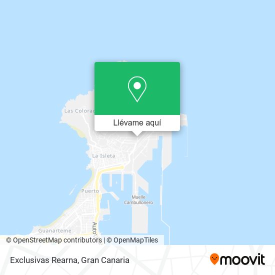 Mapa Exclusivas Rearna