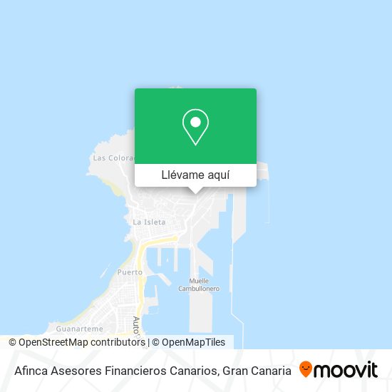 Mapa Afinca Asesores Financieros Canarios