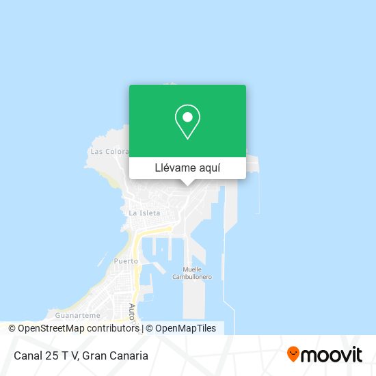 Mapa Canal 25 T V