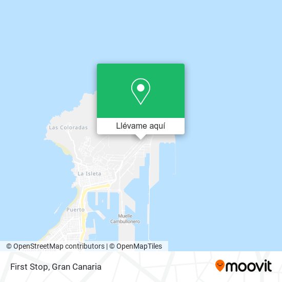 Mapa First Stop