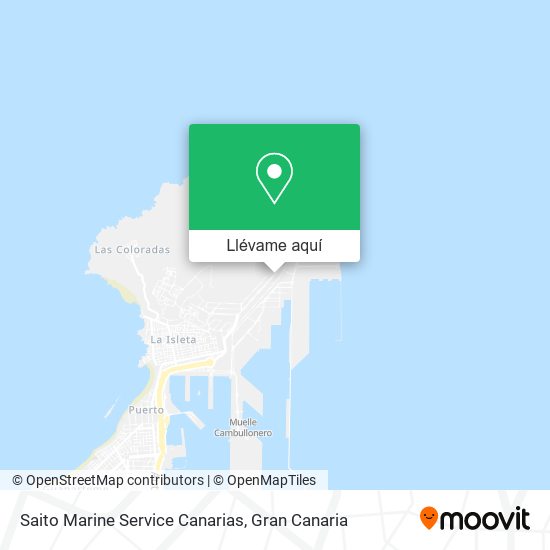 Mapa Saito Marine Service Canarias