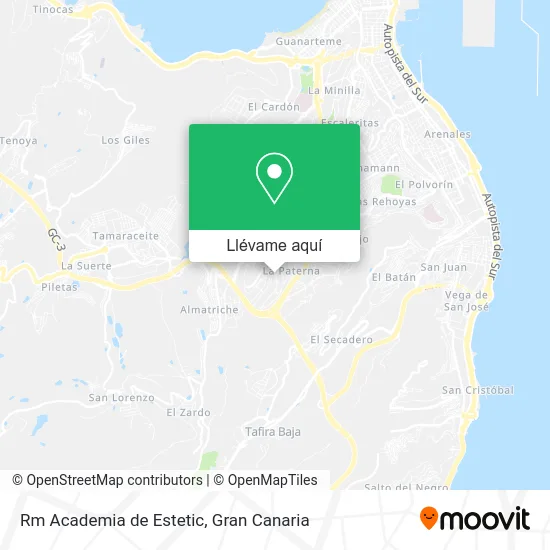 Mapa Rm Academia de Estetic