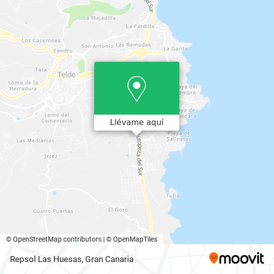 Mapa Repsol Las Huesas