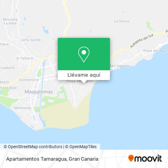 Mapa Apartamentos Tamaragua