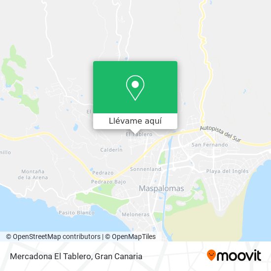 Mapa Mercadona El Tablero
