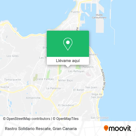 Mapa Rastro Solidario Rescate