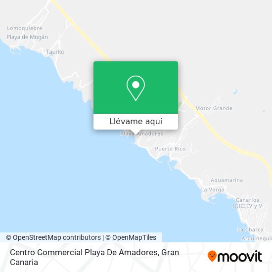 Mapa Centro Commercial Playa De Amadores