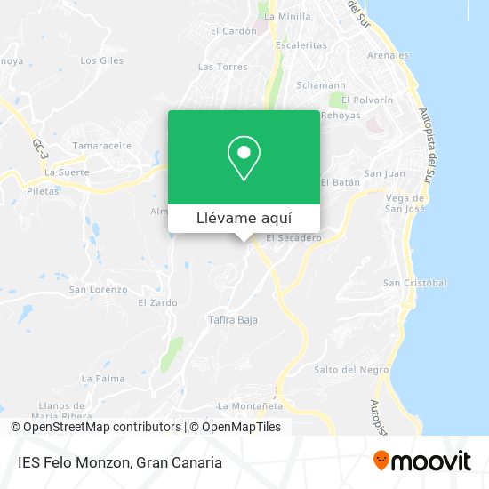 Mapa IES Felo Monzon