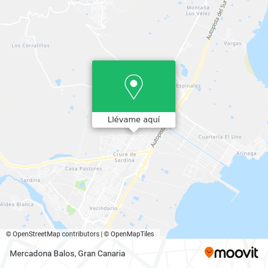 Mapa Mercadona Balos